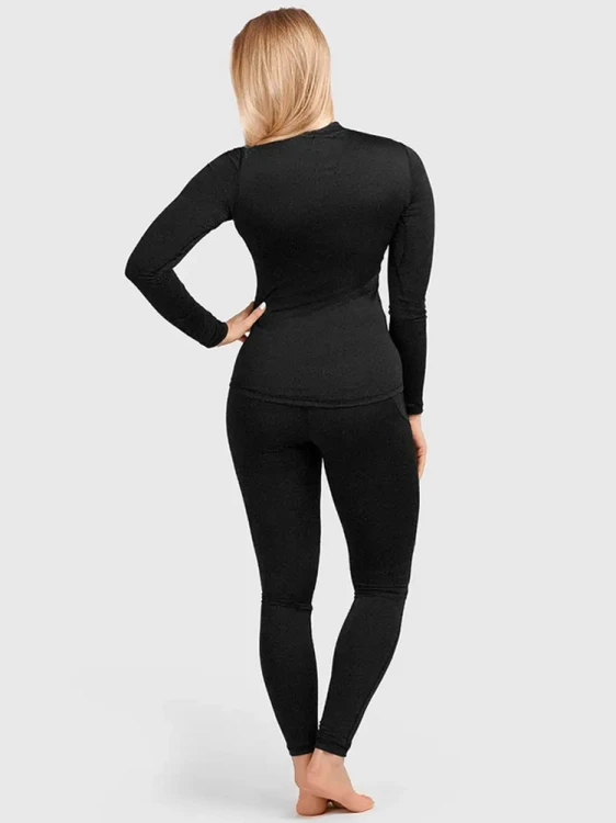 Koszulka Redline Merino Saxon 2.0 Lady BLK LS  4.jpg