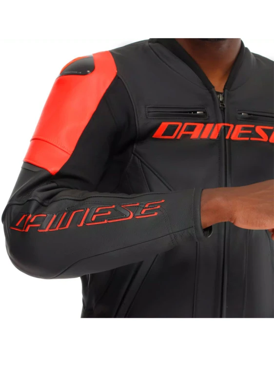 Kurtka skórzana Dainese RACING 5 BLK RED FLU 9.jpg