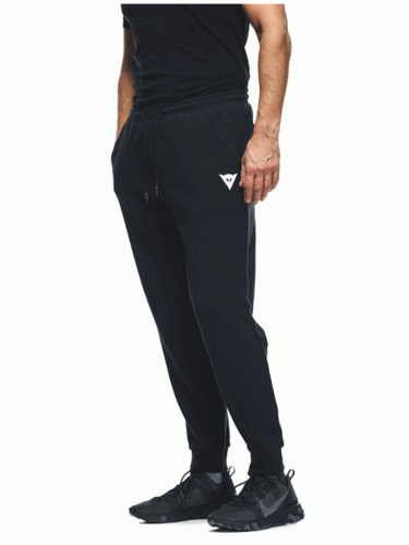 Spodnie dresowe Dainese Logo BLK WHT 3.gif