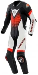 DAINESE LAGUNA SECA 6 1PC BLACK WHITE FLUO RED KOMBINEZON MOTOCYKLOWY