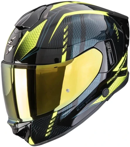 Kask SCORPION EXO-530 Air Theras Black Yellow.webp