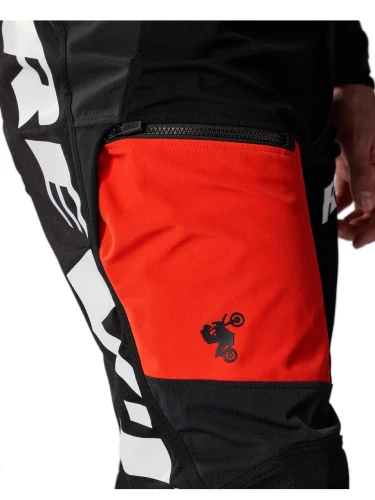 SPODNIE REV'IT LEJANO BLACK RED 6.webp