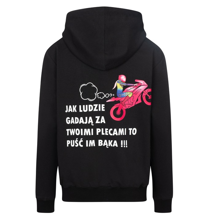 Bluza damska MLP KapturJak ludzie gada Czarna.jpg