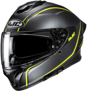 HJC C71 QUEZ BLACK YELLOW KASK MOTOCYKLOWY INTEGRALNY