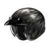HJC V31 FIRO BLACK KASK MOTOCYKLOWY OTWARTY JET