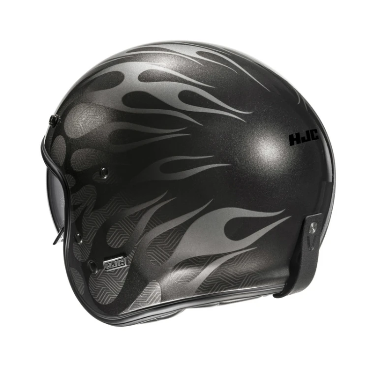 HJC V31 FIRO BLACK KASK MOTOCYKLOWY OTWARTY JET