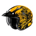 HJC V31 FLAME YELLOW BLACK KASK MOTOCYKLOWY OTWARTY JET