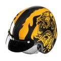 HJC V31 FLAME YELLOW BLACK KASK MOTOCYKLOWY OTWARTY JET