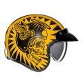 HJC V31 FLAME YELLOW BLACK KASK MOTOCYKLOWY OTWARTY JET
