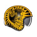 HJC V31 FLAME YELLOW BLACK KASK MOTOCYKLOWY OTWARTY JET
