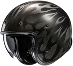 HJC V31 FIRO BLACK KASK MOTOCYKLOWY OTWARTY JET