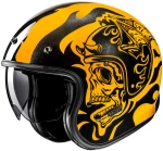 HJC V31 FLAME YELLOW BLACK KASK MOTOCYKLOWY OTWARTY JET