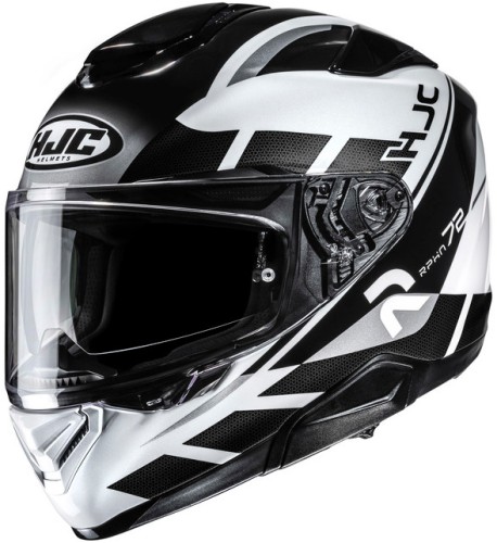 HJC RPHA72 VALUE BLACK WHITE KASK MOTOCYKLOWY INTEGRALNY