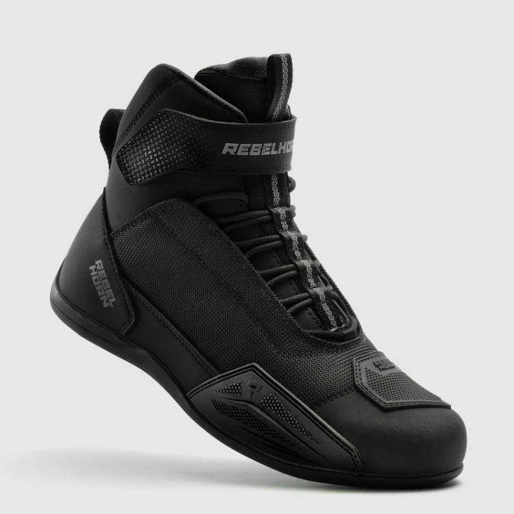 REBELHORN SWIFT BLACK BUTY MOTOCYKLOWE KRÓTKIE