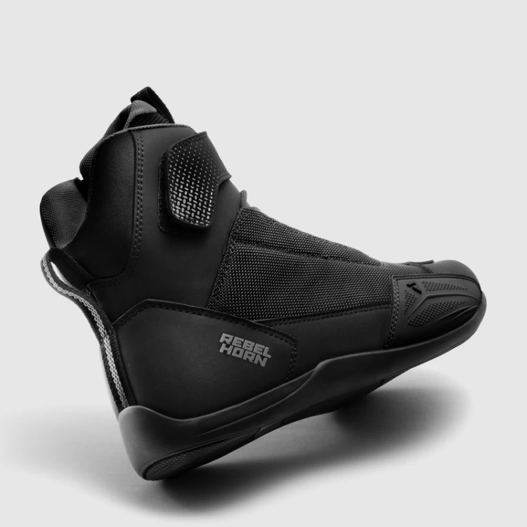 REBELHORN SWIFT BLACK BUTY MOTOCYKLOWE KRÓTKIE