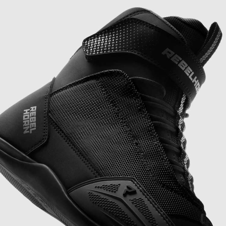 REBELHORN SWIFT BLACK BUTY MOTOCYKLOWE KRÓTKIE