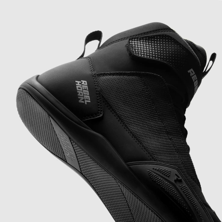 REBELHORN SWIFT BLACK BUTY MOTOCYKLOWE KRÓTKIE