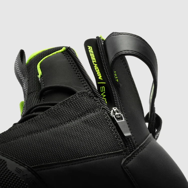 REBELHORN SWIFT BLACK FLUO YELLOW BUTY MOTOCYKLOWE KRÓTKIE