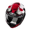 HJC F100 BIOS RED BLACK KASK MOTOCYKLOWY SZCZĘKOWY