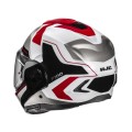 HJC F100 BIOS RED BLACK KASK MOTOCYKLOWY SZCZĘKOWY