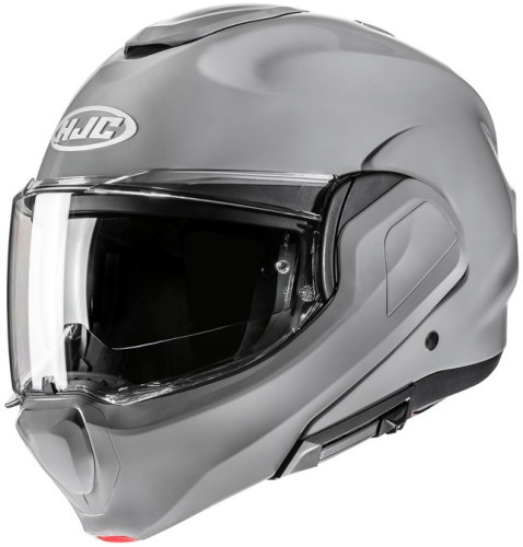 HJC F100 SOLID N.GREY KASK MOTOCYKLOWY SZCZĘKOWY
