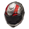 HJC F100 ANT-MAN MARVEL SILVER RED KASK MOTOCYKLOWY SZCZĘKOWY