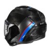 HJC F100 CARBON STAN BLACK BLUE KASK MOTOCYKLOWY SZCZĘKOWY