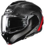 HJC F100 CARBON STAN BLACK RED KASK MOTOCYKLOWY SZCZĘKOWY