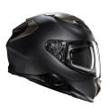HJC F71 SOLID SEMI FLAT BLACK TITANIUM KASK MOTOCYKLOWY INTEGRALNY