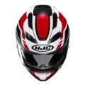HJC F71 TOZZ WHITE RED KASK MOTOCYKLOWY INTEGRALNY