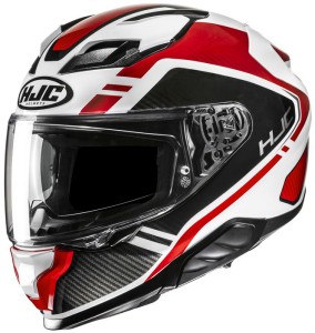 HJC F71 TOZZ WHITE RED KASK MOTOCYKLOWY INTEGRALNY