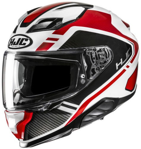 HJC F71 TOZZ WHITE RED KASK MOTOCYKLOWY INTEGRALNY