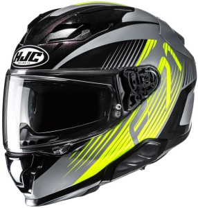 HJC F71 CATOS BLACK YELLOW KASK MOTOCYKLOWY INTEGRALNY