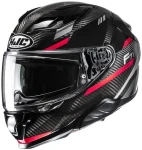HJC F71 CARBON ESIRA BLACK RED KASK MOTOCYKLOWY INTEGRALNY