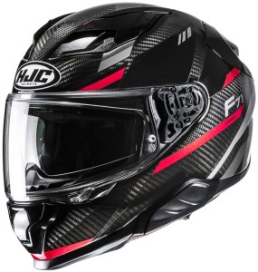 HJC F71 CARBON ESIRA BLACK RED KASK MOTOCYKLOWY INTEGRALNY