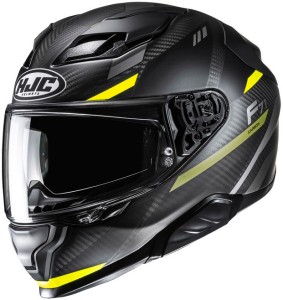 HJC F71 CARBON ESIRA BLACK YELLOW KASK MOTOCYKLOWY INTEGRALNY