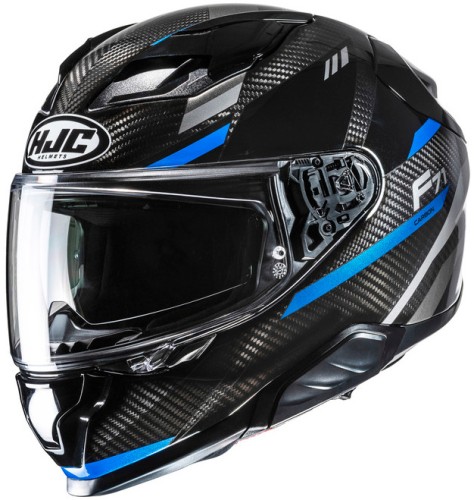 HJC F71 CARBON ESIRA BLACK BLUE KASK MOTOCYKLOWY INTEGRALNY