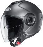 HJC I40N SOLID SEMI FLAT TITANIUM KASK MOTOCYKLOWY OTWARTY 