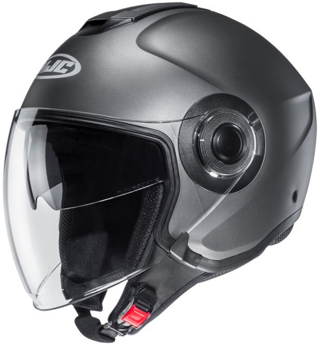 HJC I40N SOLID SEMI FLAT TITANIUM KASK MOTOCYKLOWY OTWARTY