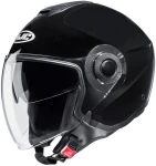 HJC I40N SOLID METAL BLACK KASK MOTOCYKLOWY OTWARTY 