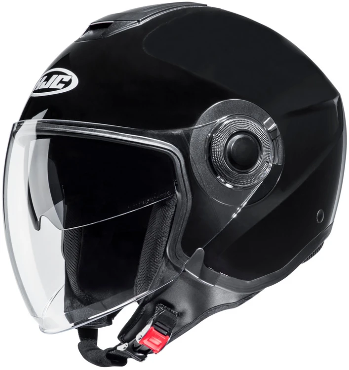 HJC I40N SOLID METAL BLACK KASK MOTOCYKLOWY OTWARTY
