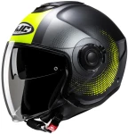 HJC I40N PYLE BLACK YELLOW KASK MOTOCYKLOWY OTWARTY 