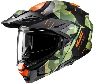 HJC I80 ROKI BLACK GREEN KASK MOTOCYKLOWY SZCZĘKOWY