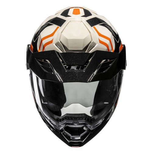 HJC I80 VELLY BLACK BEIGE KASK MOTOCYKLOWY SZCZĘKOWY