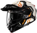 HJC I80 VELLY BLACK BEIGE KASK MOTOCYKLOWY SZCZĘKOWY