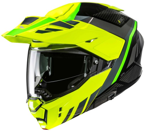 HJC I80 IMES YELLOW BLACK KASK MOTOCYKLOWY SZCZĘKOWY