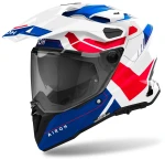  AIROH COMMANDER 2 REVEAL BLUE RED GLOSS KASK MOTOCYKLOWY CROSS ENDURO