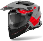 AIROH COMMANDER 2 REVEAL RED FLUO MATT KASK MOTOCYKLOWY CROSS ENDURO 