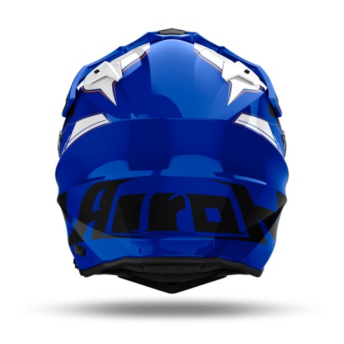 AIROH COMMANDER 2 REVEAL BLUE GLOSS KASK MOTOCYKLOWY CROSS ENDURO