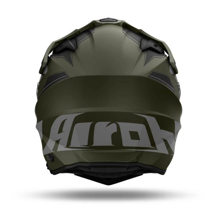 AIROH COMMANDER 2 REVEAL MILITARY GREEN MATT KASK MOTOCYKLOWY CROSS ENDURO